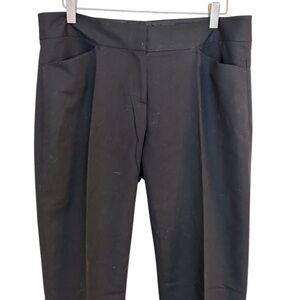 Tahari Flat Front Straight Leg Pants